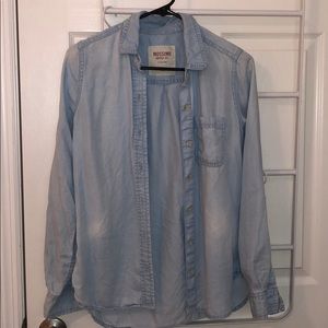 Mossimo denim button up